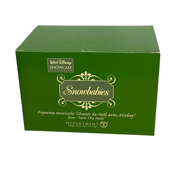 Department 56 Disney Snowbabies Mickey's Christmas Carol's Musical - Picture 2 of 7